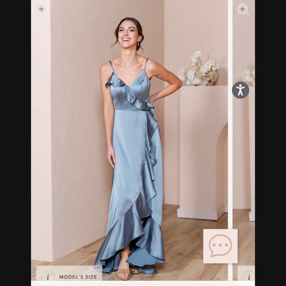 Revelry Paloma Satin Dress